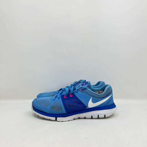 Nike Flex Experience Run Blue Pink Lightweight Running Shoes Women's Size 6.5 - Picture 2 of 13